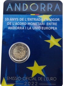 Andorra - euro mince a euro sady 2016 - 2023 - aktuálne - 5
