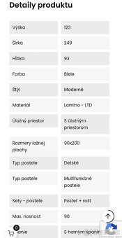 Detská poschodová posteľ - 5
