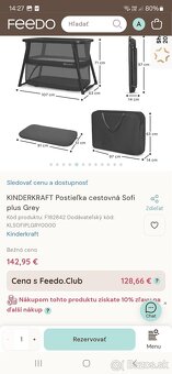 Kinderkraft cestovná postieľka - 5