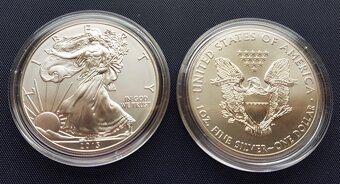 USA Silver Eagle 1986-2025 1oz investicne striebro - 5