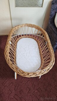 Prútený košík pre bábätko - 5