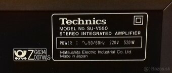 Zostava TECHNICS tuner, equalizer, CD, deck, zosilnovac= A04 - 5