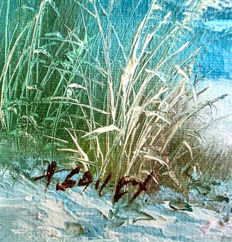 Starý obraz olejomalba - 5