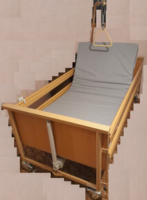 elektricka polohovatelna postel + matrac - 5