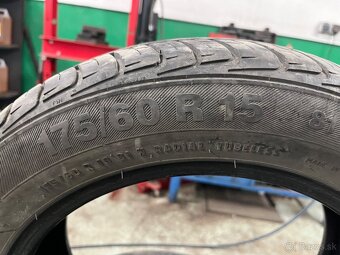 Predám 175/60R15 Barum dezén 7/8mm 4ks - 5