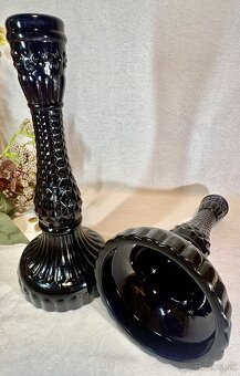 Párové svietniky hrubé sklo - 5