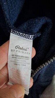 Mikiny pre chlapcov na zapínanie (zips), veľ. 104, 110, 116 - 5