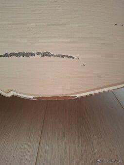 Rustikálna drevená posteľ s matracom - 5