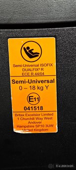 Britax Dualfix 0-18kg - 5
