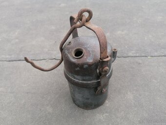 Predám starožitná karbidová lampa - 5