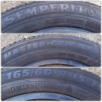 165/60R15 165/70R14 ZIMNÉ M+S SEMPERIT FULDA - 5