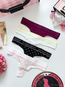 Victoria’s Secret PINK tanga nohavičky S - 5