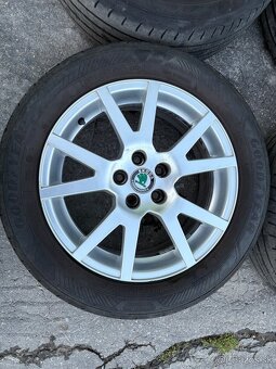 Spider 5x100 r16 letne pneu 205/55 r16 Octavia I - 5