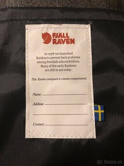 Batoh Fjällräven Kanken čierny s čiernymi prvkami - 5