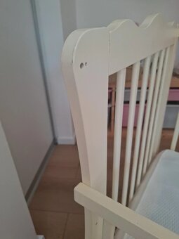 Detská postieľka so zásuvkou a matracom - 5