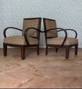 Dve kresla starožitné 1930-40 - 5