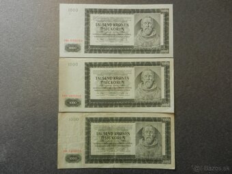 Bankovky protektorát 10 neperforované - 5