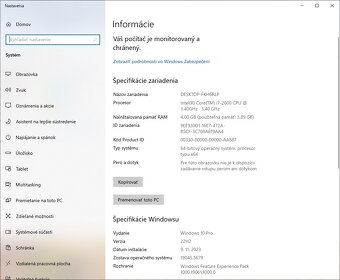 HP Compaq 8200 Elite MT + Monitor DELL 22" - 5