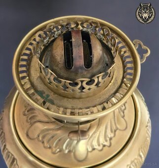 Luxusná starožitná teleskopická lampa v štýle Napoleon III. - 5
