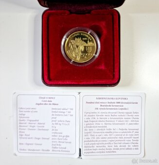 Zberateľská minca 5000 Sk Leopold I - 5