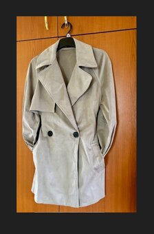 ZARA - semišový trenčkot + čierne sako ZARA - 5