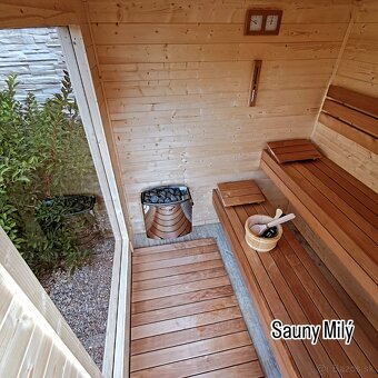 Modulova finska sauna EKO 190x170cm - 5