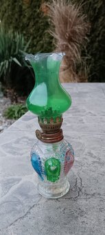 Lampa, smalt, džbán kohút 23,5cm, váza, popolník.. - 5