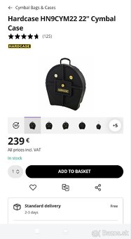 PREDAM HARDCASE HN9CYM22 Obal na činely - 5