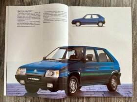 Dobový prospekt Škoda Favorit / Forman / Pick-Up ( 1992 ) - 5