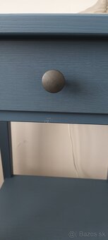 Modry nocny stolik Hemnes - 5