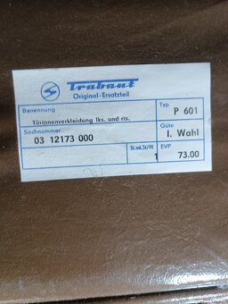 Trabant diely tapacír - 5