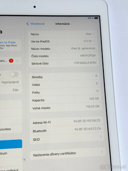 Tablet Apple iPad 6th gen. A1893 Silver WiFi (128GB) - 5