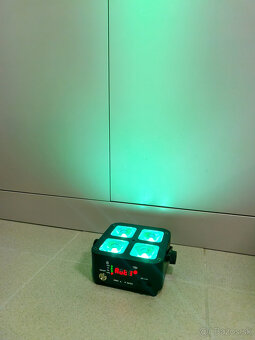 LED PAR Light 4x40 W RGBW A UV na Bateriu - 5