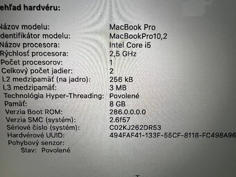 Apple MacBook pro 13” RETINA + obal /SUPER CENA/ - 5