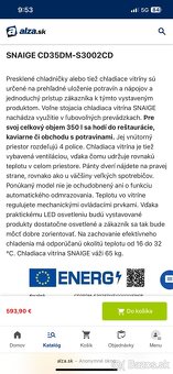 Chladiaca vitrína Snaige - 5