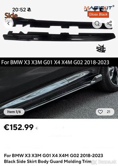 Bmw x3 f01 m packet , aero - 5