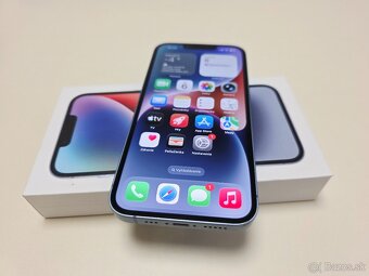 Apple iPhone 14 128gb BLUE,BATERKA 100% - 5