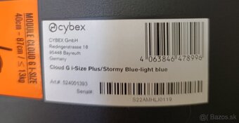 CYBEX Autosedačka Cloud G i-Size Plus (0-13 kg) Stormy Blue - 5