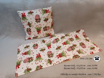 Vianočné prestieranie, štóly - 5