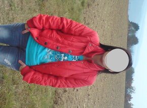 Predám peknú bundu veľ.M - 5