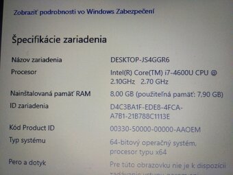 predám HP elitebook 820 G1 ,Intel® Core™ i7 ,8gb ram ,ssd - 5