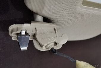 Slnečná clona Jetta/golf 7 lavá strana krémová 5c6857551 - 5