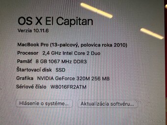 Macbook Pro 13 rok 2010 - 5