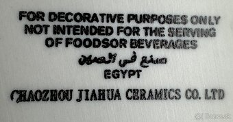 keramický popolník VINTAGEz Egypta za 10EUR - 5