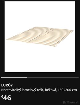 Lamelové rošty Ikea Luröy - 5