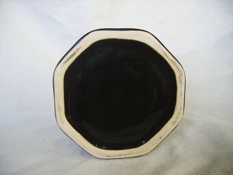 Keramické čierne črepníky na sukulenty a kaktusy - 5