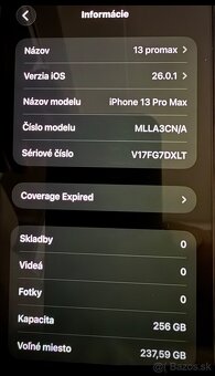 Predám iPhone 13 Pro Max Graphite 256 GB - 5