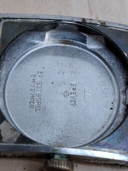 Predám funkčné náramkové hodinky ERNEST BOREL Automatic Swis - 5