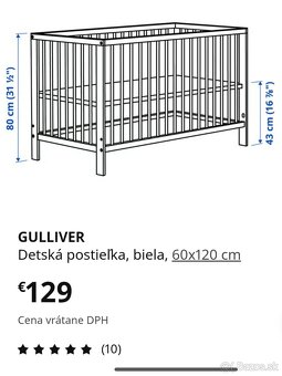 Detská postieľka Gulliver - 5