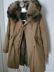 Zimná bunda s pravou kožušinou - 5
